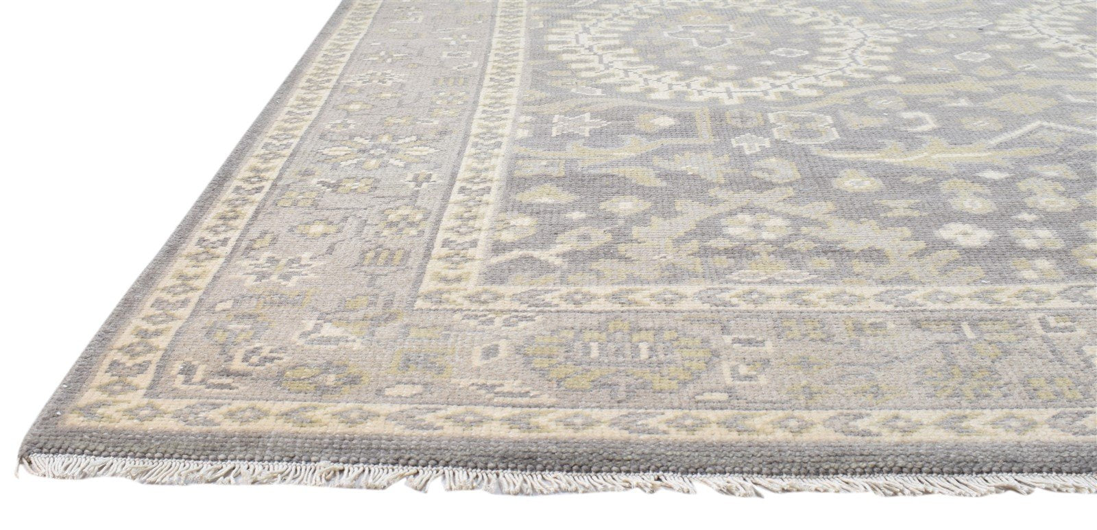 Brown Wool Rug 6' X 9' Persian Hand Knotted Indian Oriental Room Size Carpet