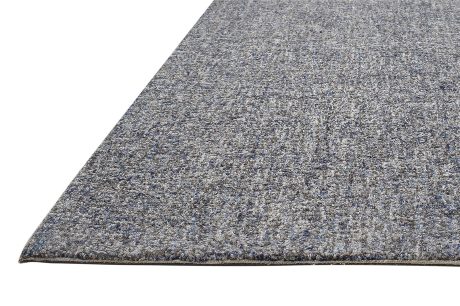 5' X 8' Rug Wool Grey Modern Hand Tufted Scandinavian Solid Room Size Carpet 