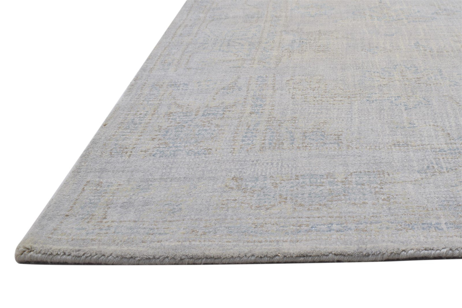 Grey Wool Rug 5' X 8' Modern Hand Tufted Oushak Oriental Room Size Carpet 