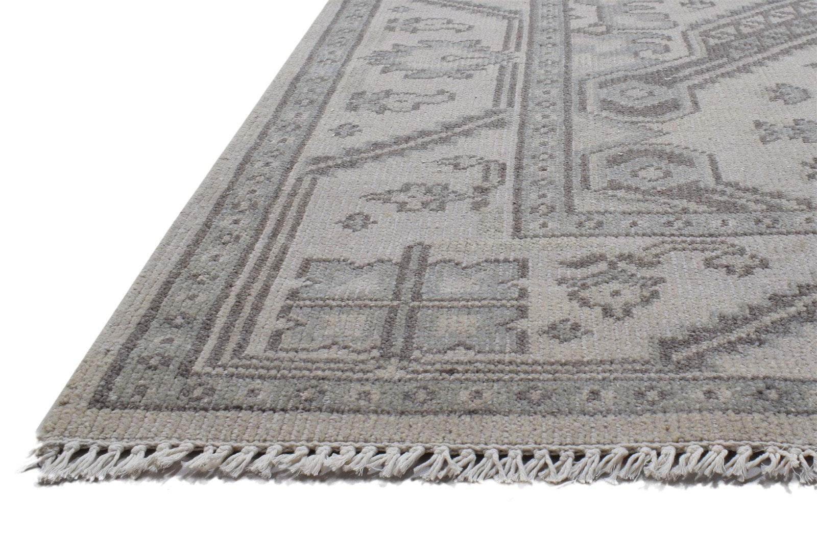 9' X 12' Rug Wool Grey Persian Hand Knotted Kazak Oriental Large Carpet 