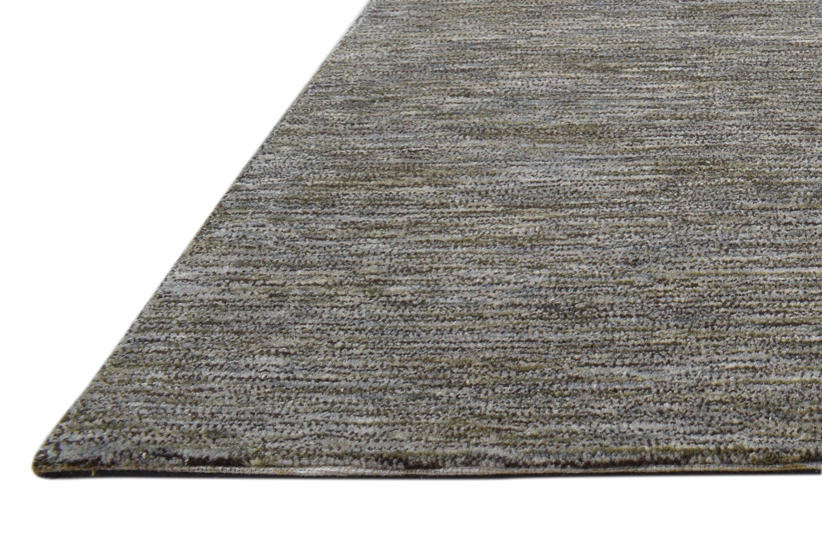 Hand Tufted Brown Wool Rug 2' X 3' Modern Scandinavian Solid Small Carpet 