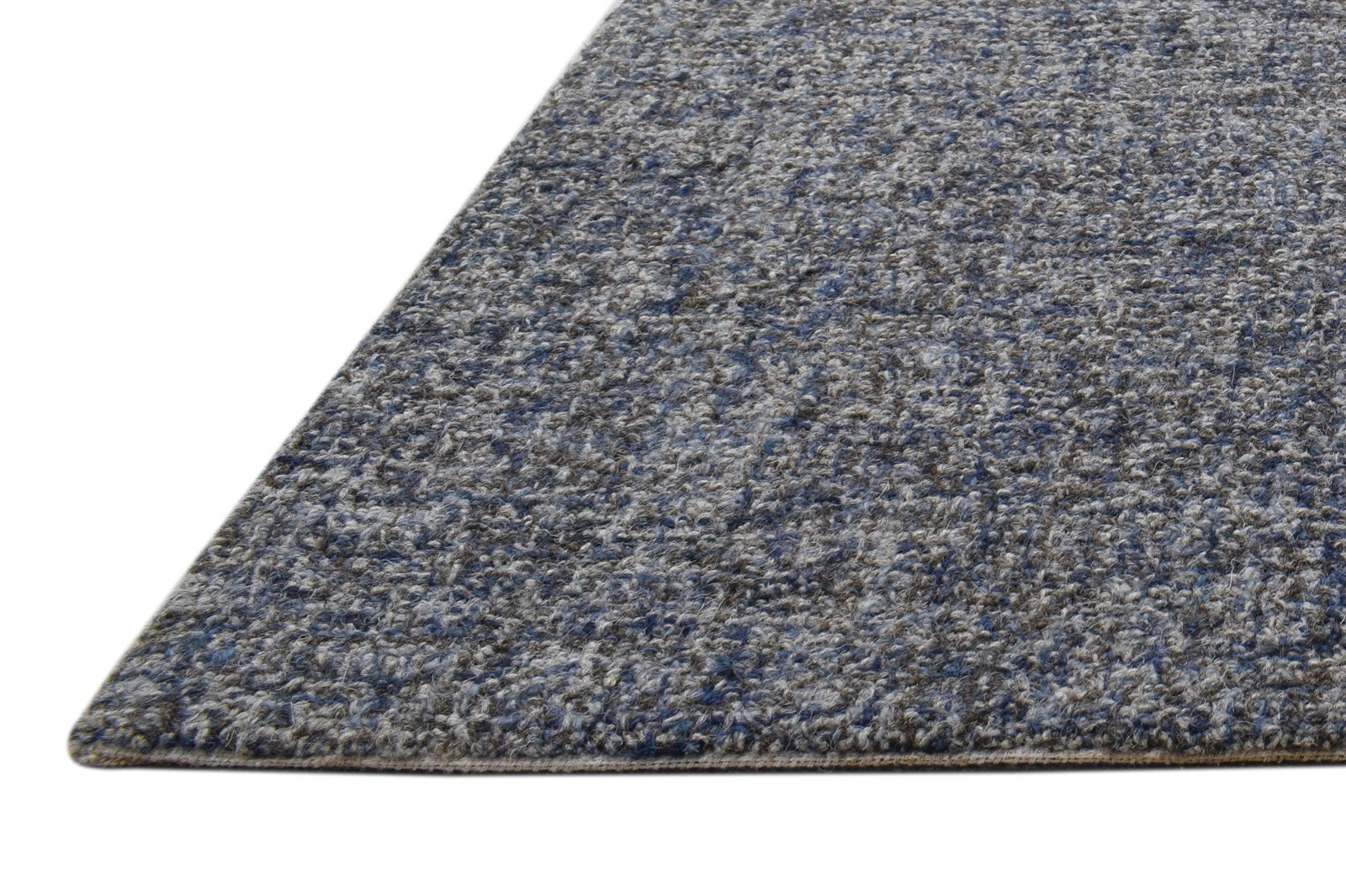 2' X 3' Rug Wool Charcoal Modern Hand Tufted Scandinavian Solid Small Carpet 