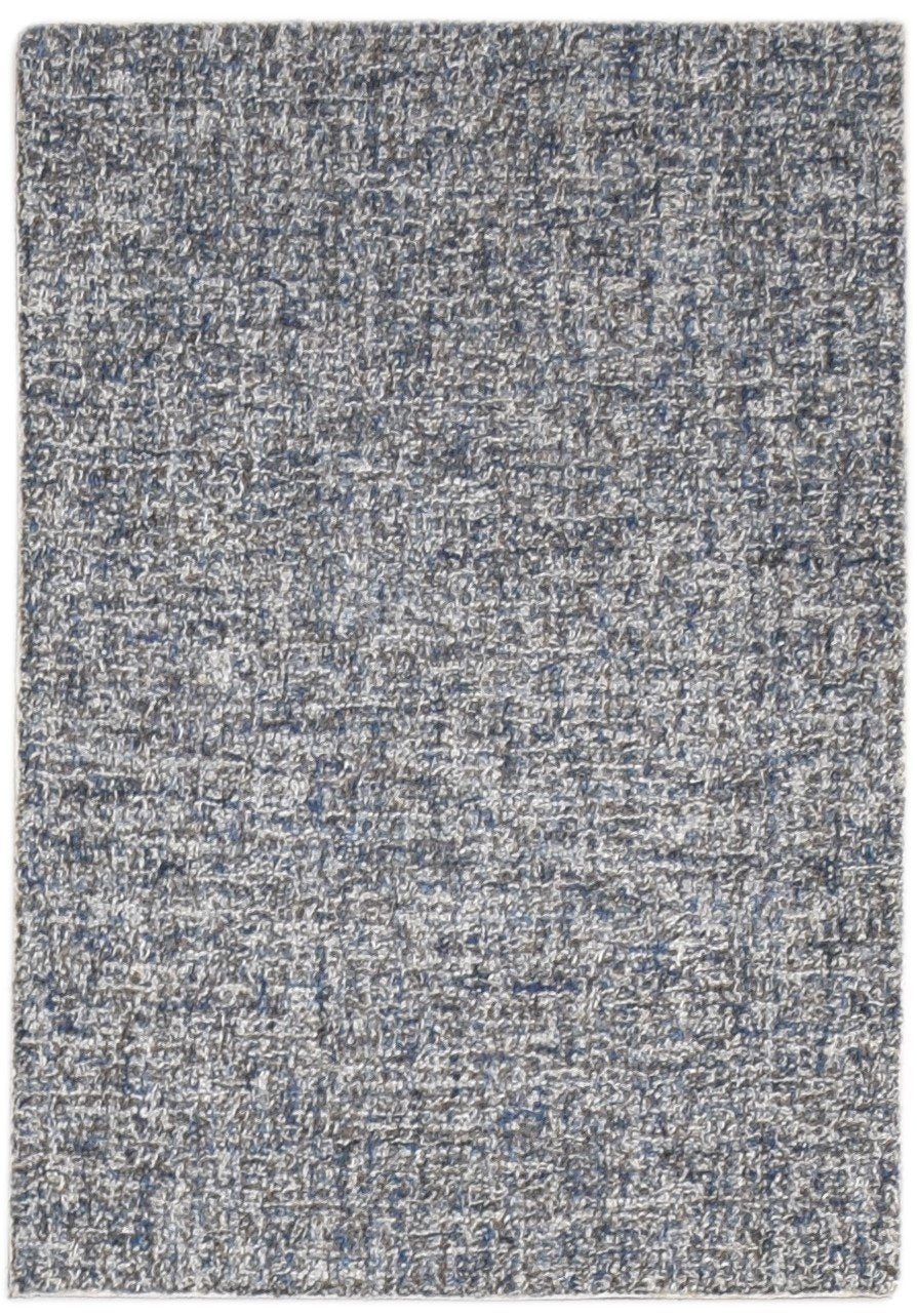 2' X 3' Rug Wool Charcoal Modern Hand Tufted Scandinavian Solid Small Carpet 