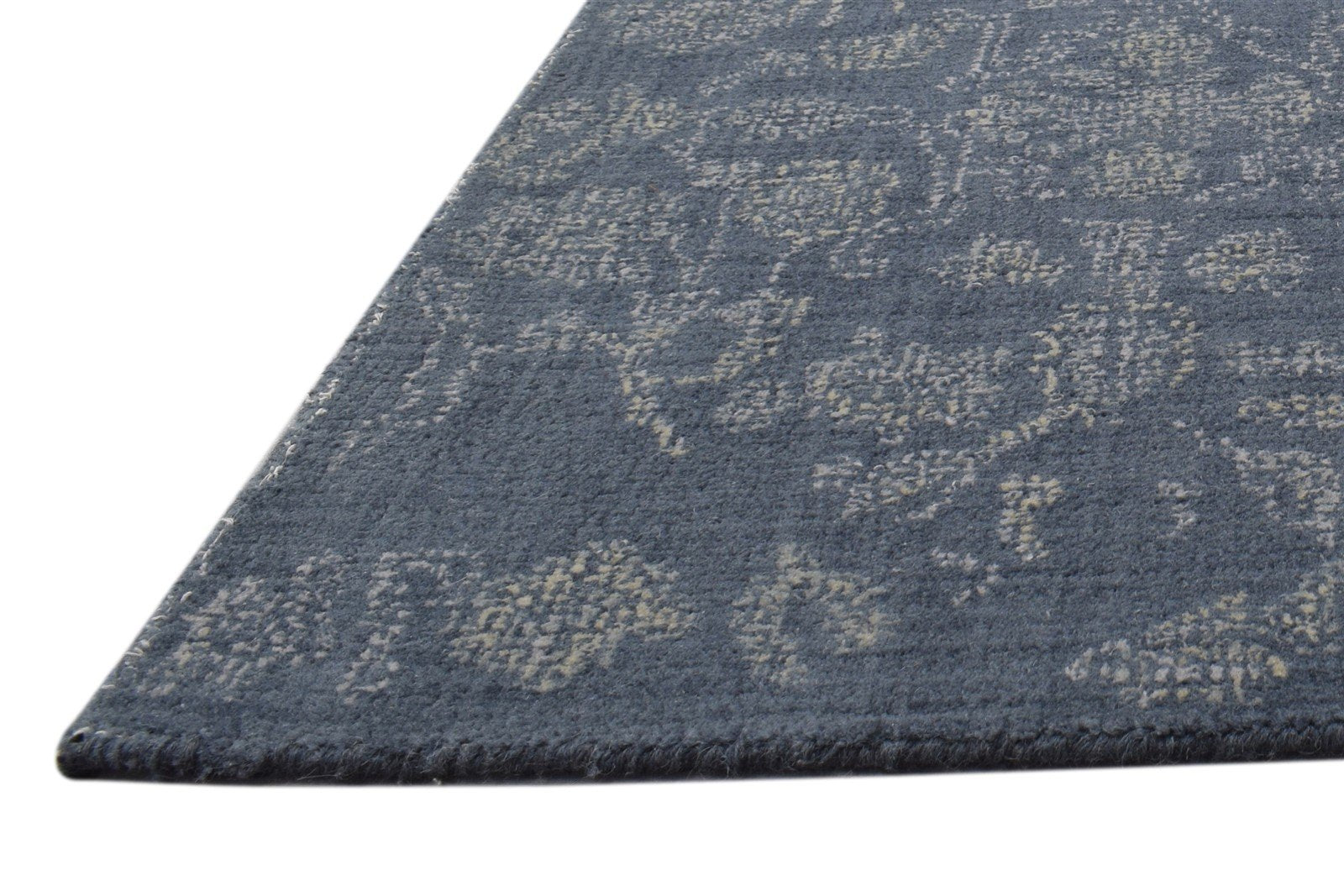 Dark Grey Wool Rug 2' X 3' Modern Hand Tufted Oushak Oriental Small Carpet 