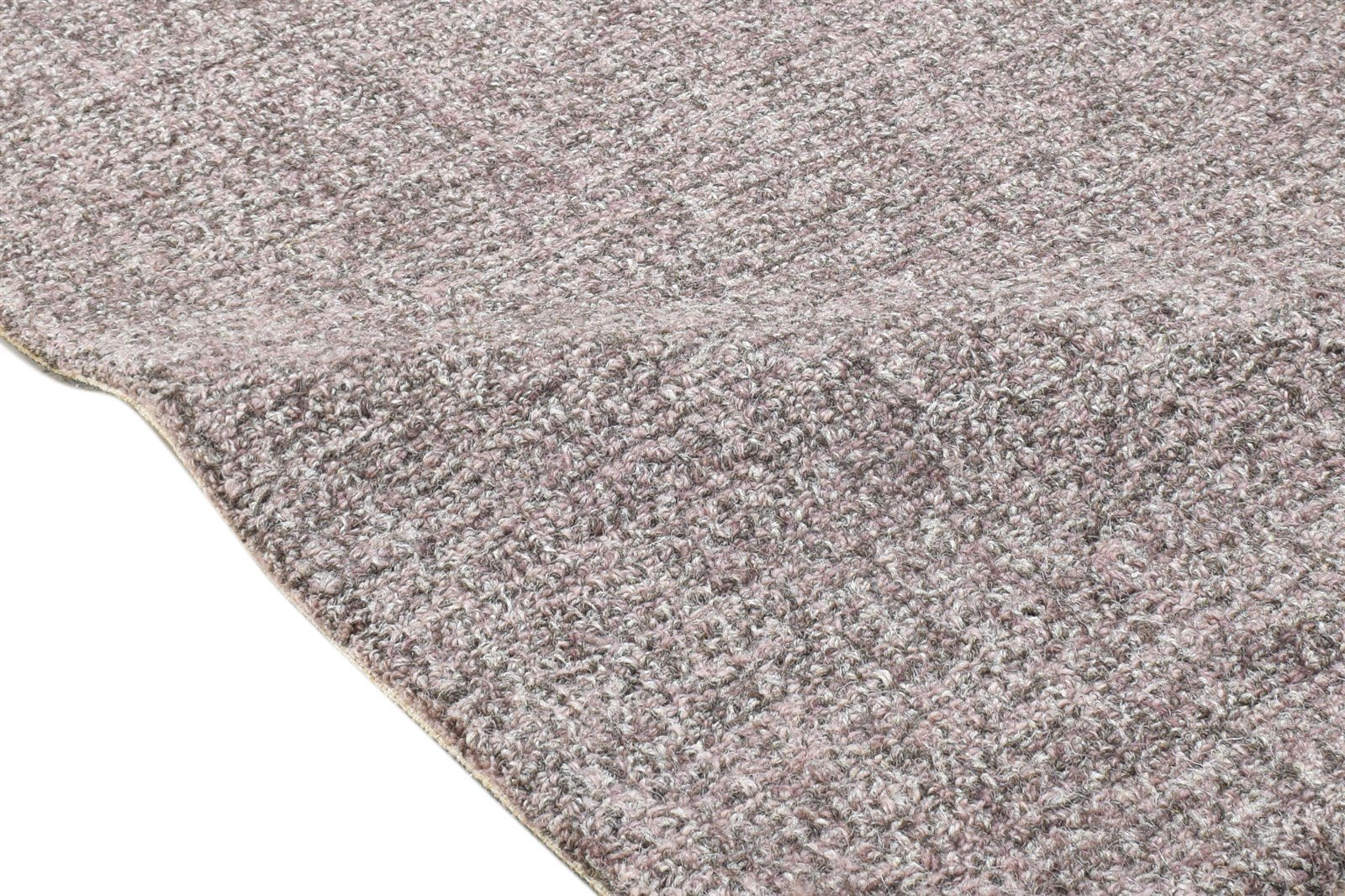 Hand Tufted Brown Wool Rug 2' X 3' Modern Scandinavian Solid Small Carpet 