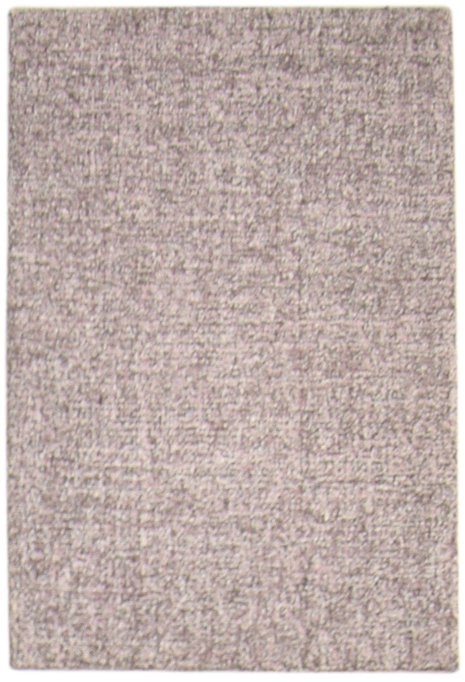 Hand Tufted Brown Wool Rug 2' X 3' Modern Scandinavian Solid Small Carpet 