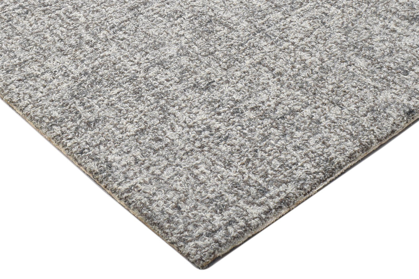 2' X 3' Rug Wool Charcoal Modern Hand Tufted Scandinavian Solid Small Carpet 