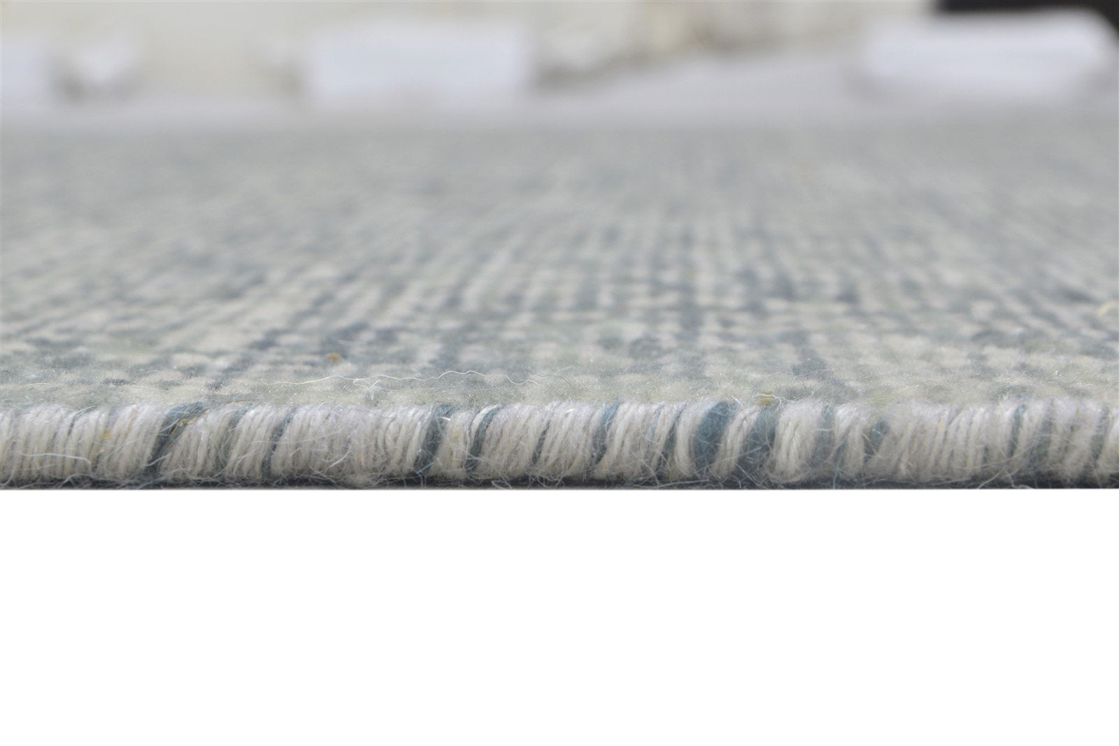 5X8 Rug Wool Silk Grey Modern Jacquard Loom Scandinavian Solid Room Size Carpet  Area Rug 
