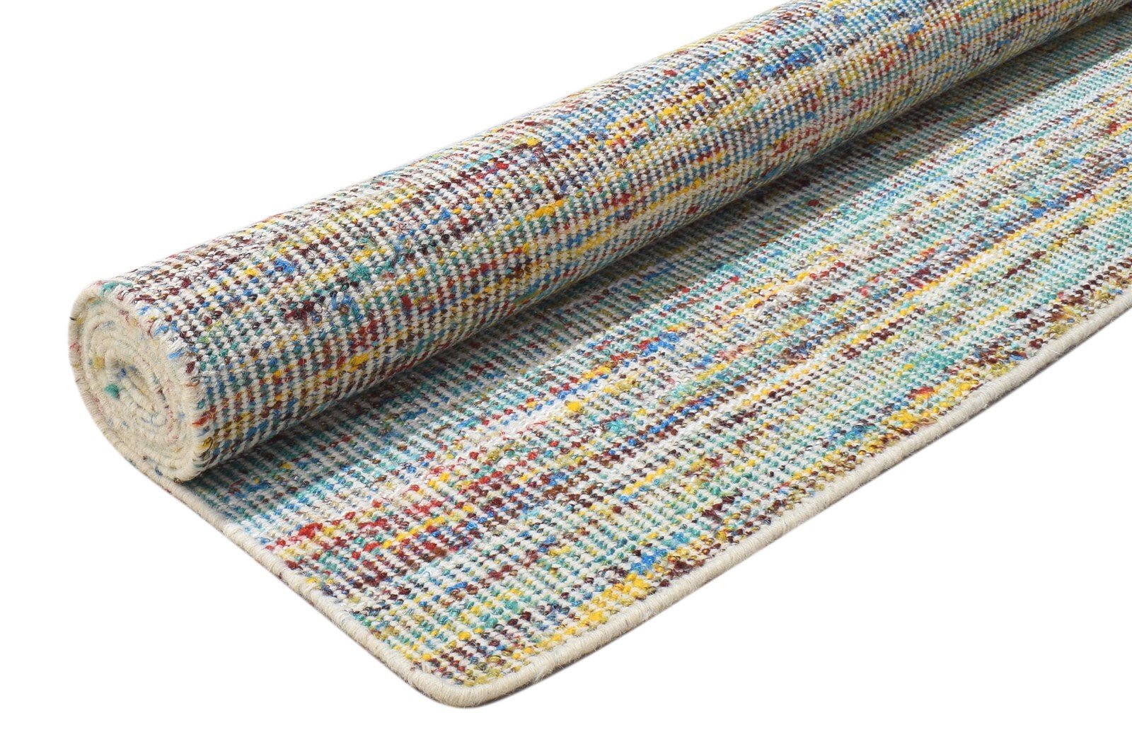 5' X 8' Rug Silk Multi Color Modern Dhurrie Bohemian Abstract Room Size Carpet 