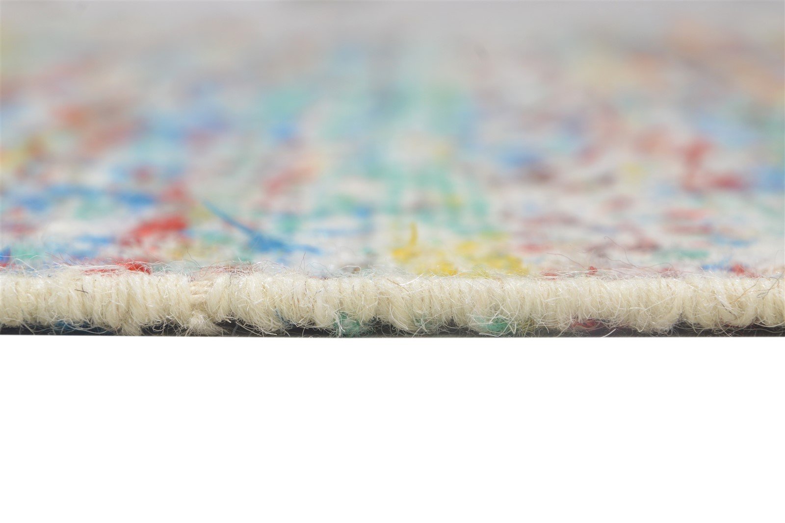 5' X 8' Rug Silk Multi Color Modern Dhurrie Bohemian Abstract Room Size Carpet 