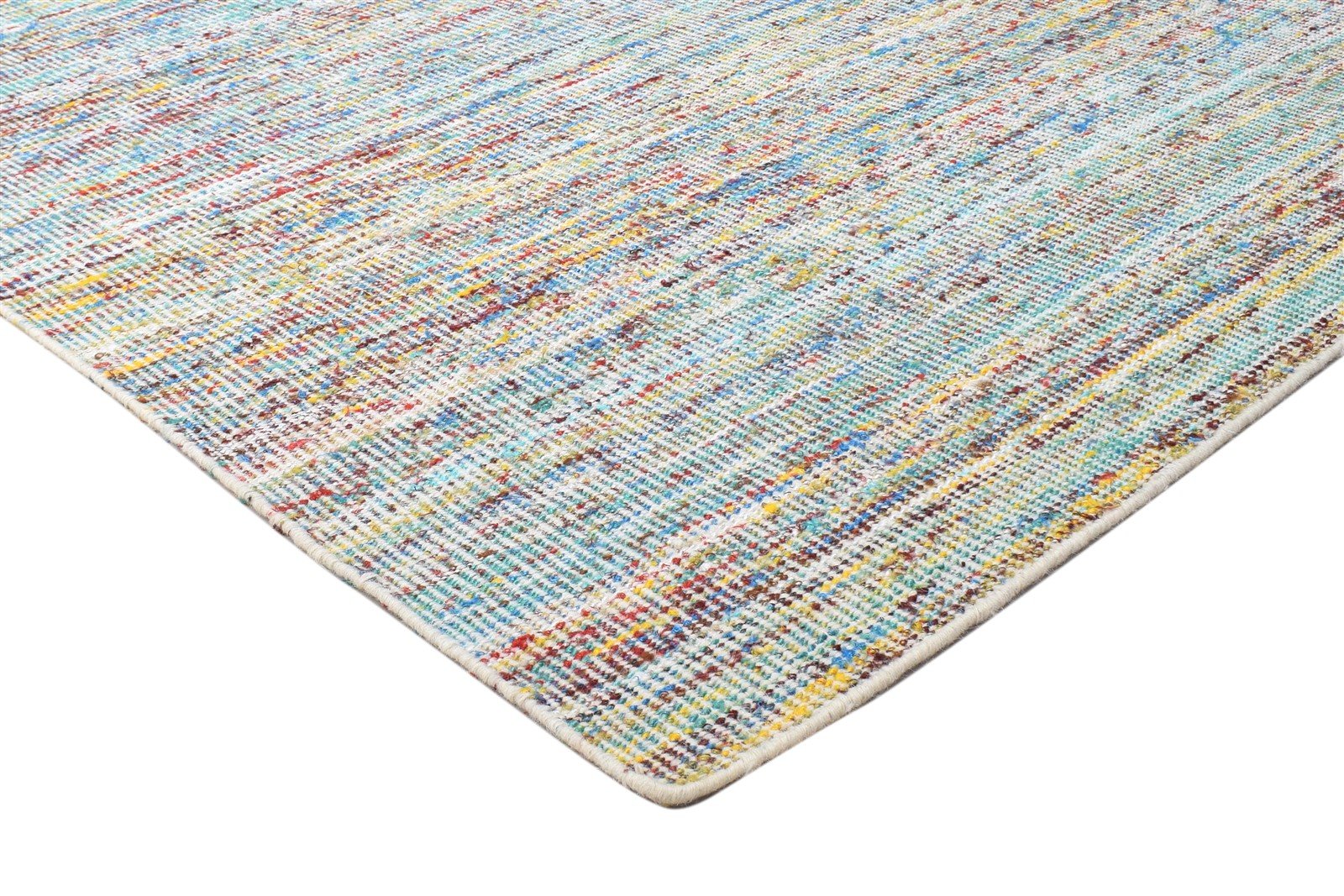 5' X 8' Rug Silk Multi Color Modern Dhurrie Bohemian Abstract Room Size Carpet 