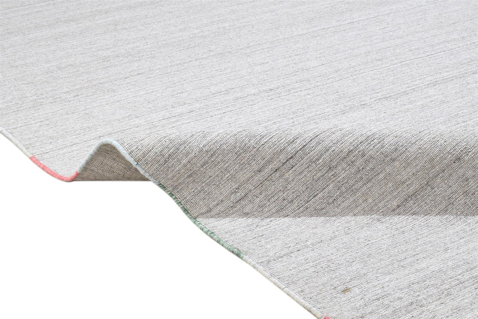 5' X 8' Rug Silk Silver Modern Handloom Scandinavian Solid Room Size Carpet 