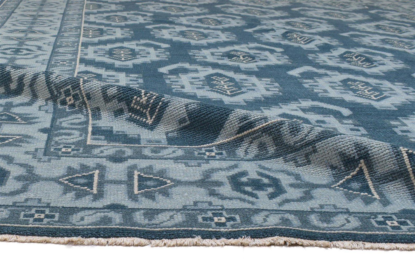 Charcoal Wool Rug 8' X 10' Persian Hand Knotted Oriental Paisley Large Carpet 