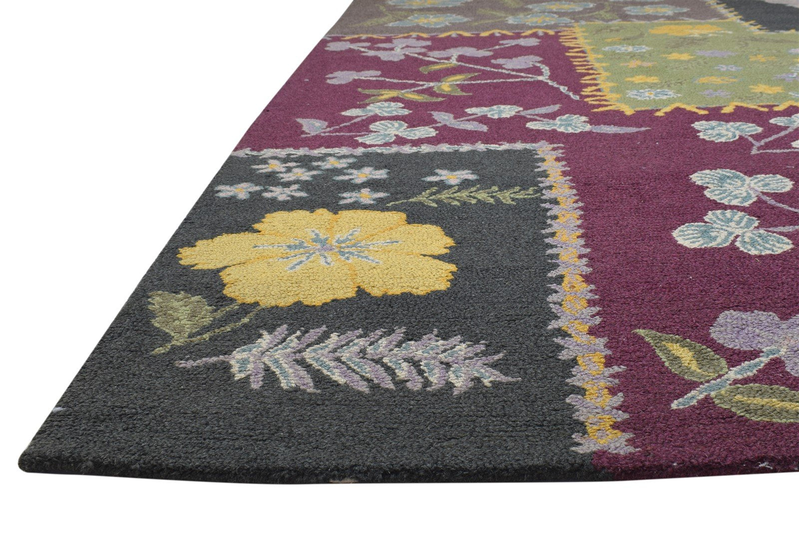 Wool Colorful Rug 6' X 9' Persian Hand Tufted Oriental Oriental Room Size Carpet 