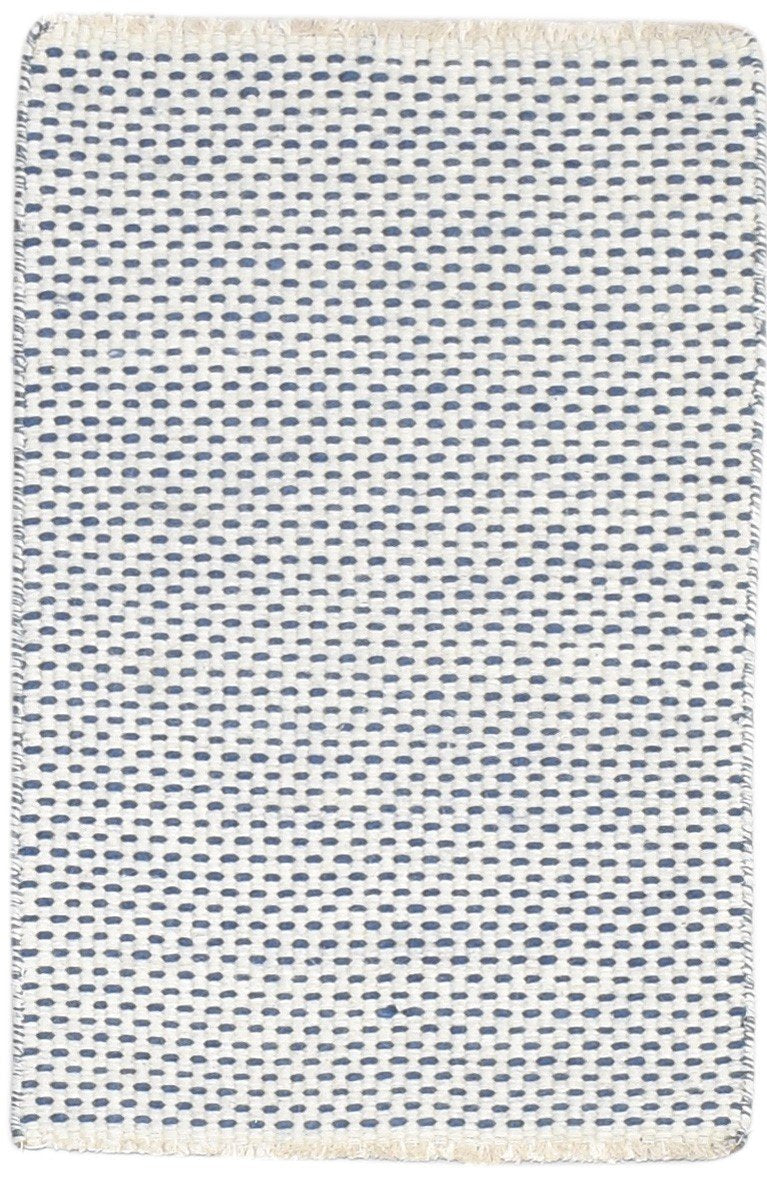 2' X 3' Rug Wool Dark Grey Modern Dhurrie Scandinavian Polka Dots Small Carpet 