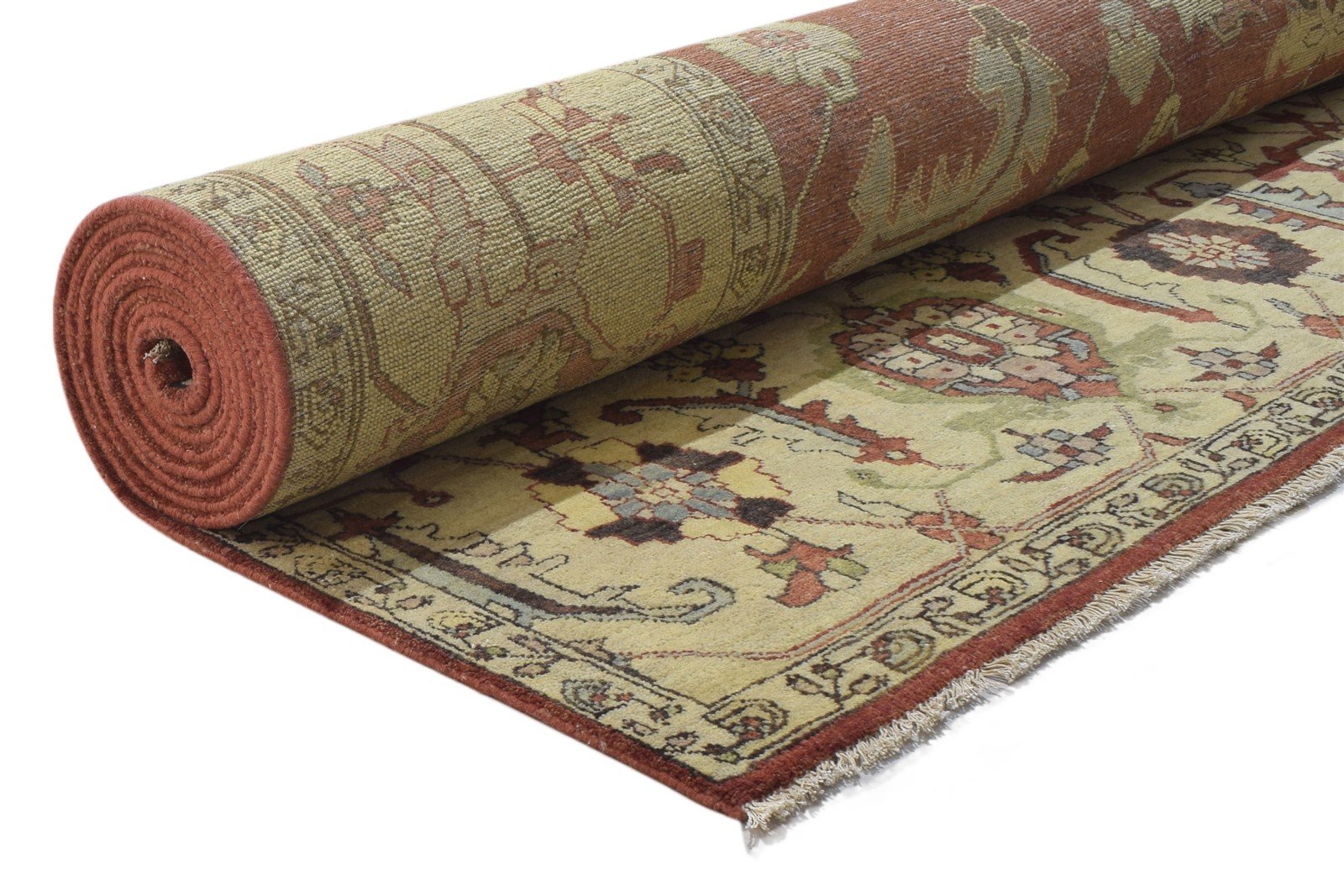 Wool Red Rug 10' X 13' Persian Hand Knotted Mughal Oriental Extra Large Carpet 