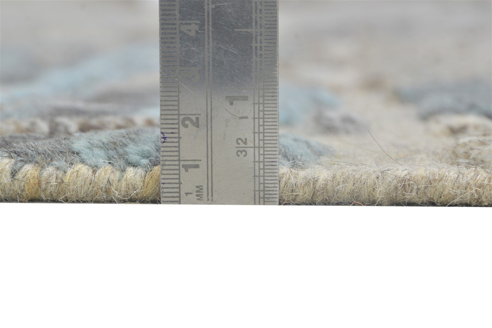 Sand Wool Rug 5' X 7' Modern Hand Knotted Scandinavian Abstract Room Size Carpet  Area Rug 