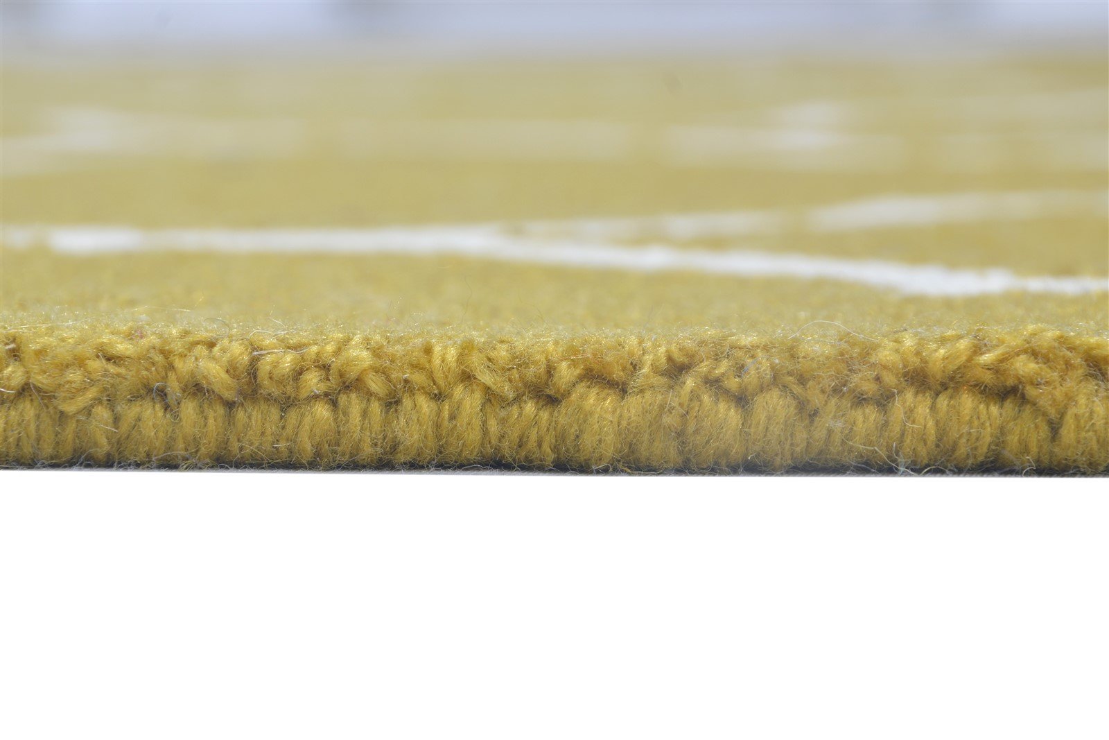 5' X 8' Rug Wool Gold Modern Hand Tufted Scandinavian Trellis Room Size Carpet  Area Rug 