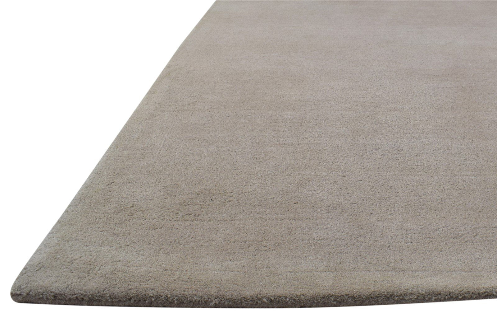 Wool Brown Rug 3' X 5' Modern Hand Tufted Scandinavian Solid Room Size Carpet 