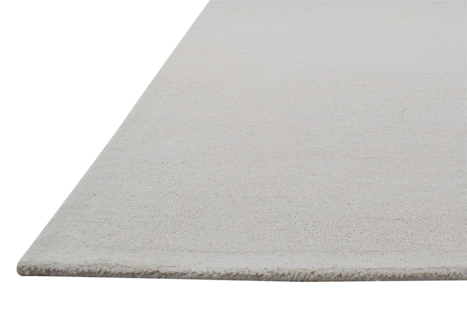 Sand Wool Rug 3' X 5' Modern Hand Tufted Scandinavian Solid Room Size Carpet 