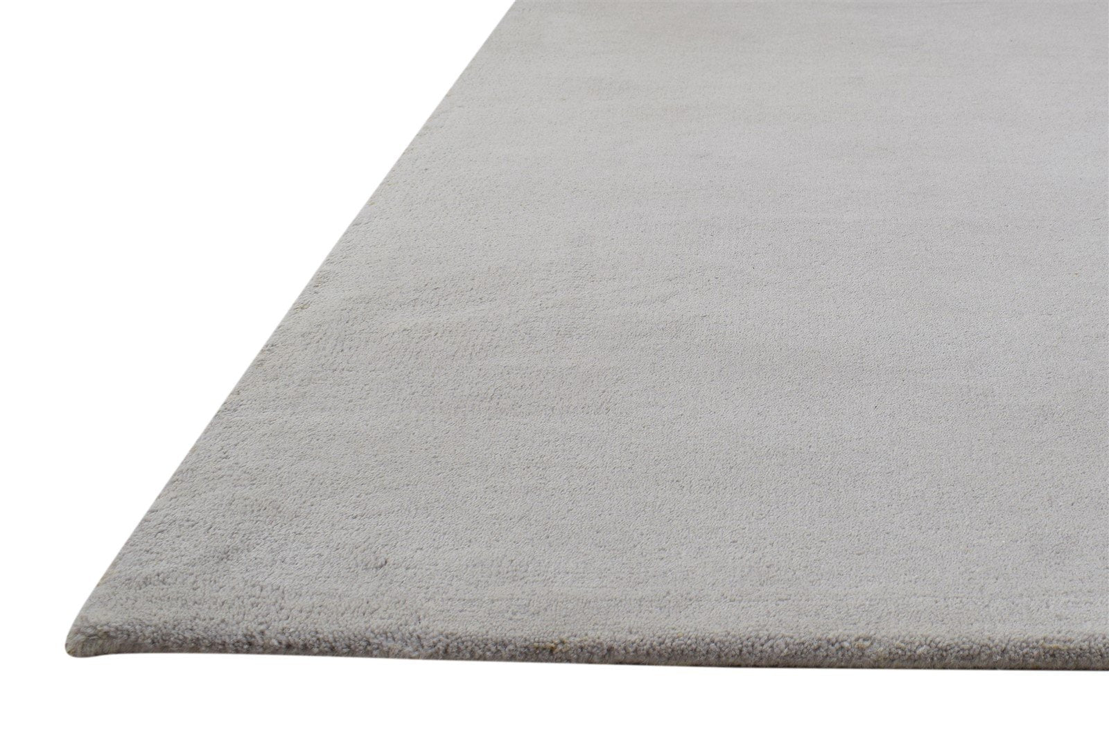 3' X 5' Rug Wool Grey Modern Hand Tufted Scandinavian Solid Room Size Carpet 