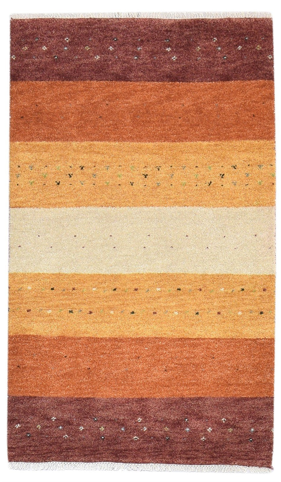 3' X 5' Rug Wool Rust Persien Hand Knotted Gabbeh Tribal Room Size Carpet 