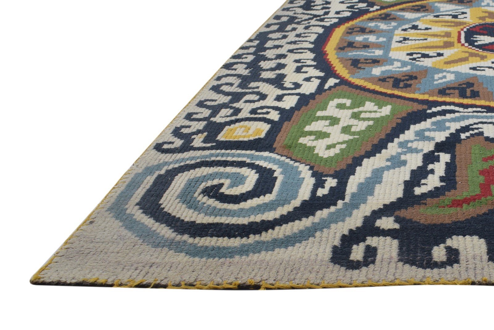 Cassandra 5X7 Rug Wool Multi Color Persian Hand Knotted Southwestern Tribal   7864876204181