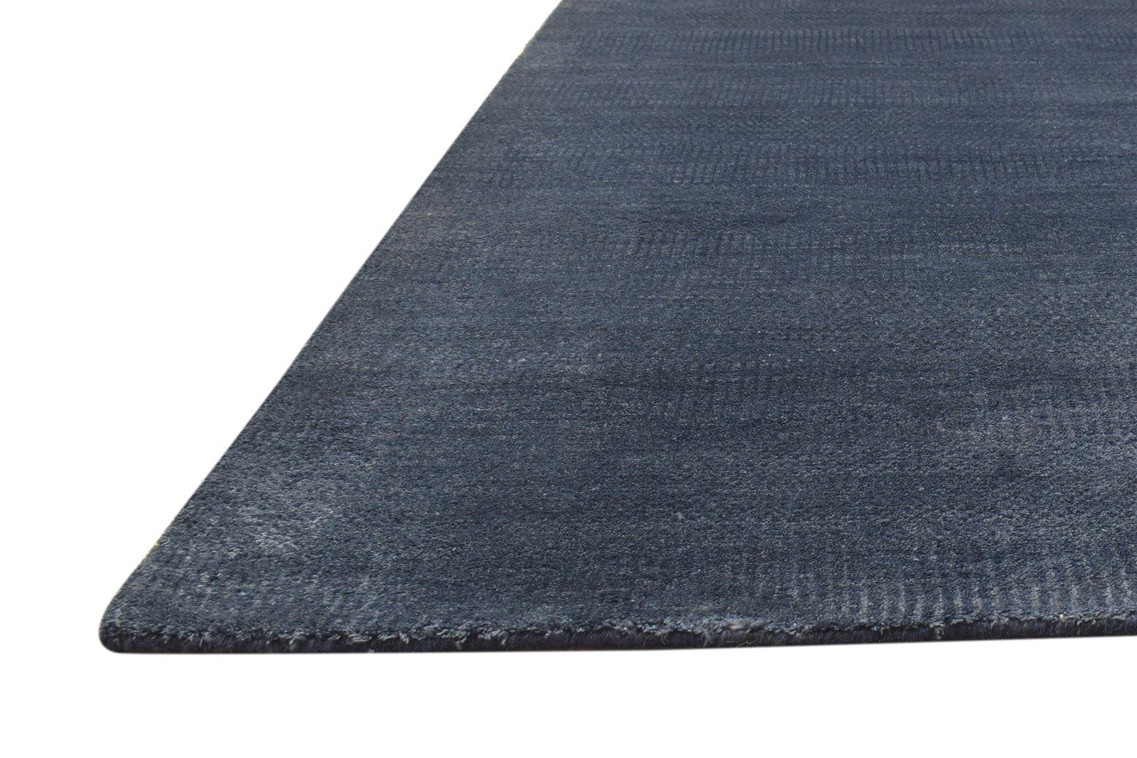 5X7 Rug Wool / Silk Black Modern Handloom Moroccan Grass Trellis Room Size   7864151998613