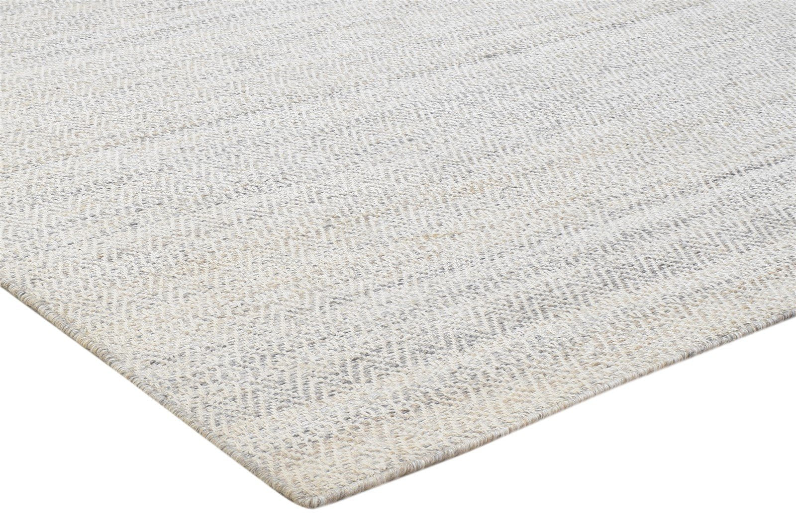 5X7 Rug Wool / Silk Sand Modern Dhurrie Scandinavian Trellis Room Size Carpet   7864232607893