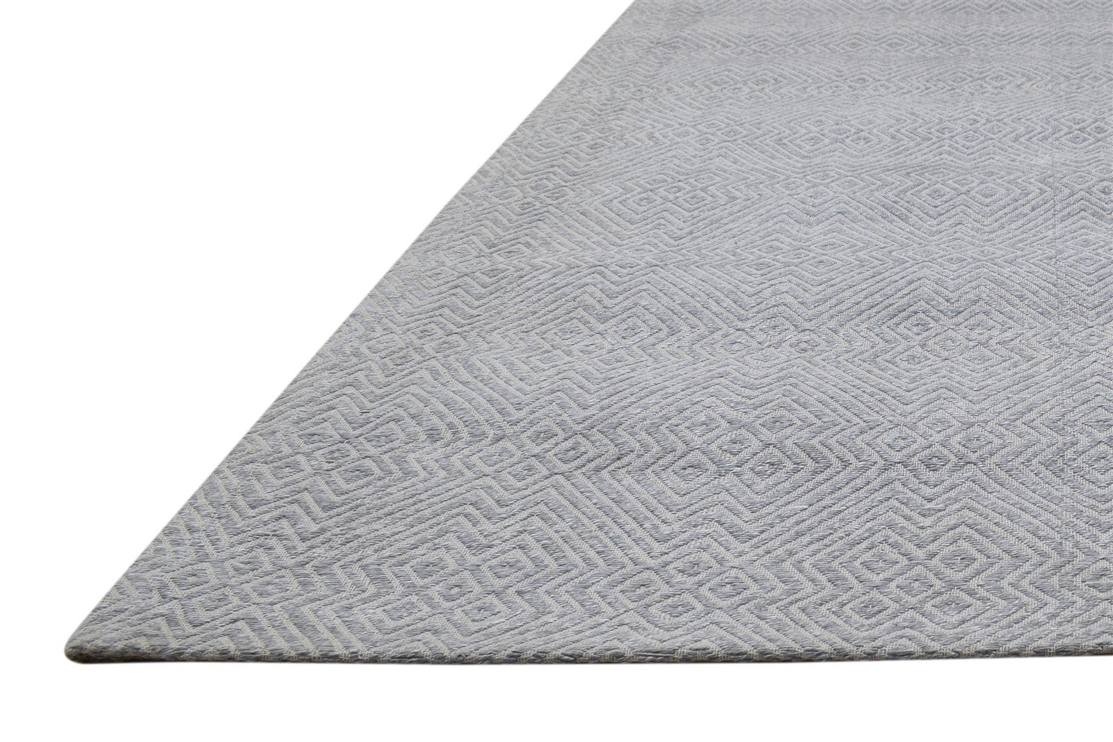 5X8 Rug Jacquard Grey Modern Jacquard Loom Scandinavian Geometric Room Size   7864464638101
