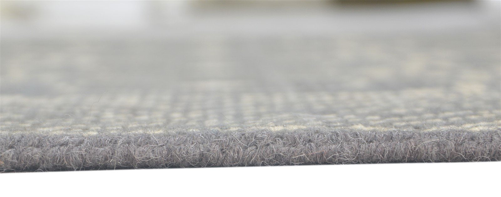 5X8 Rug Wool Charcoal Modern Hand Knotted Scandinavian Circles Room Size Carpet   7860677574805
