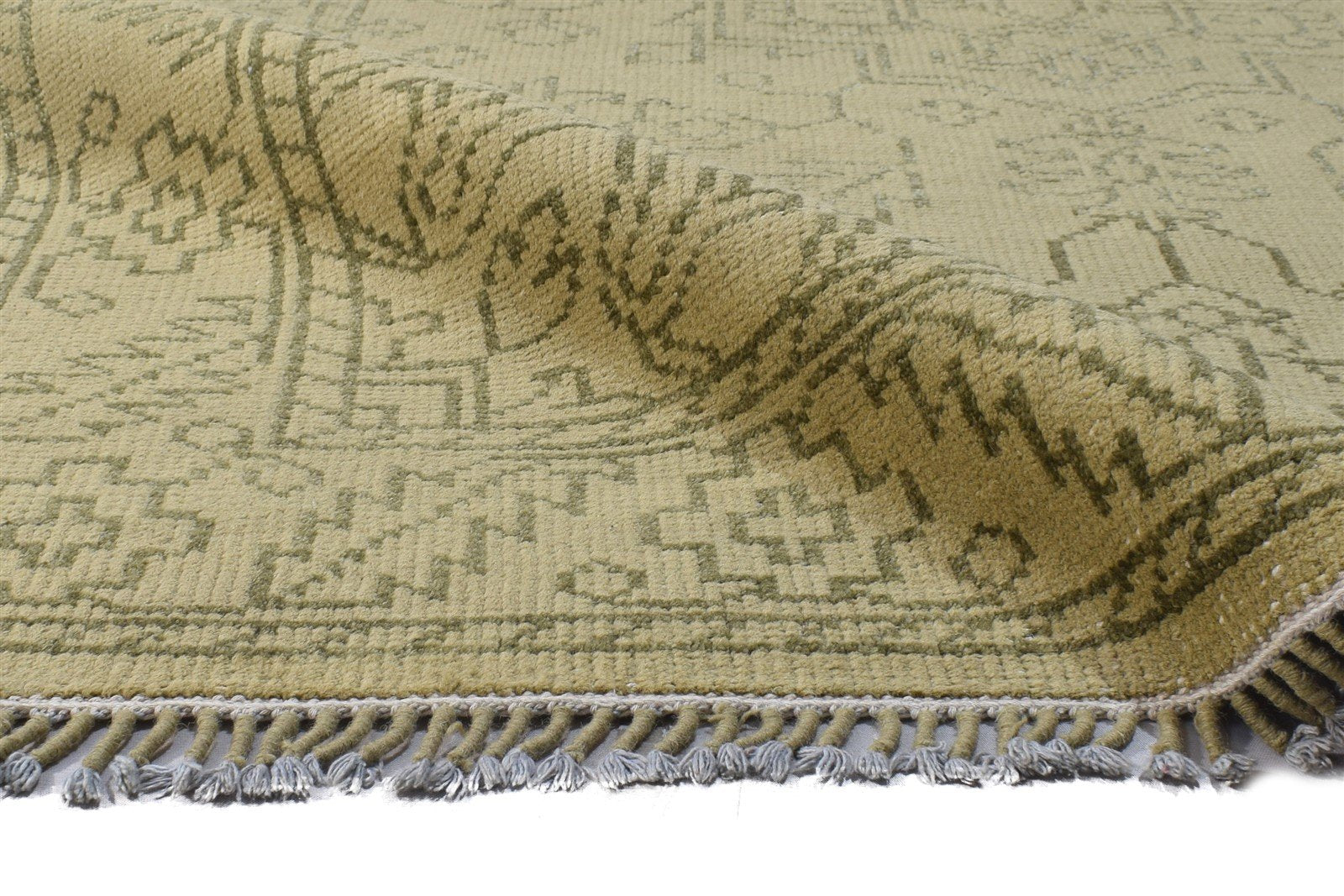 Sargama 5X8 Rug Wool Sage Persian Hand Knotted Heriz-Indian Oriental   7864899207317