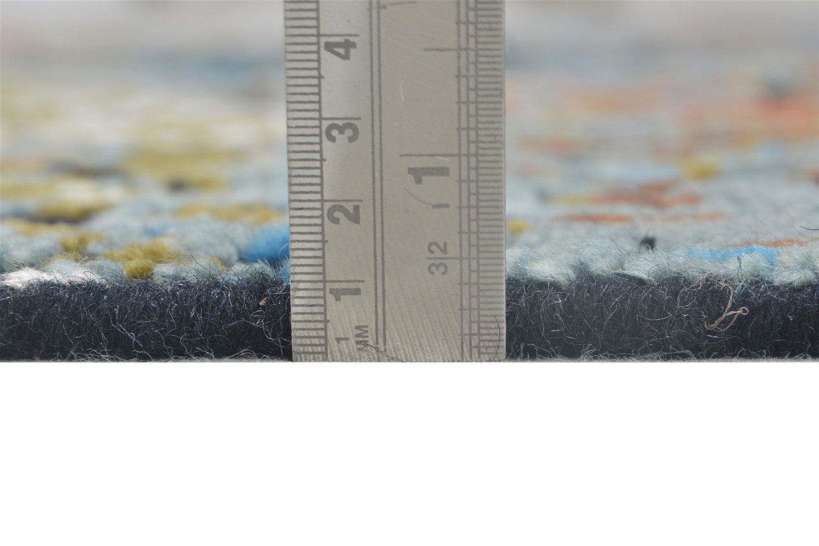 5X8 Rug Wool / Silk Black Modern Hand Knotted Indian Abstract Room Size Carpet   7864419418261