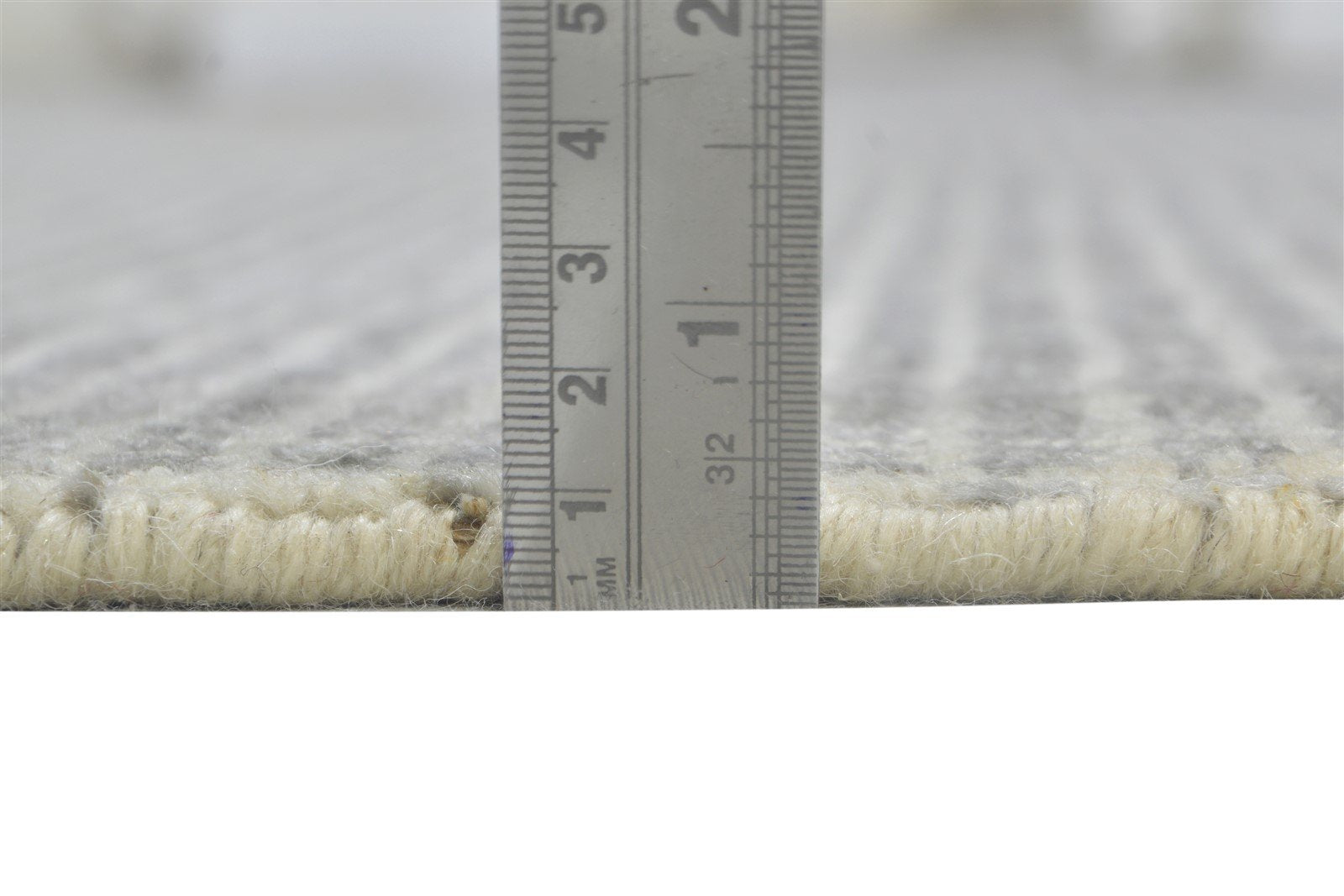 5X8 Rug Wool / Silk Grey Modern Handloom Scandinavian Solid Room Size Carpet   7864161140885