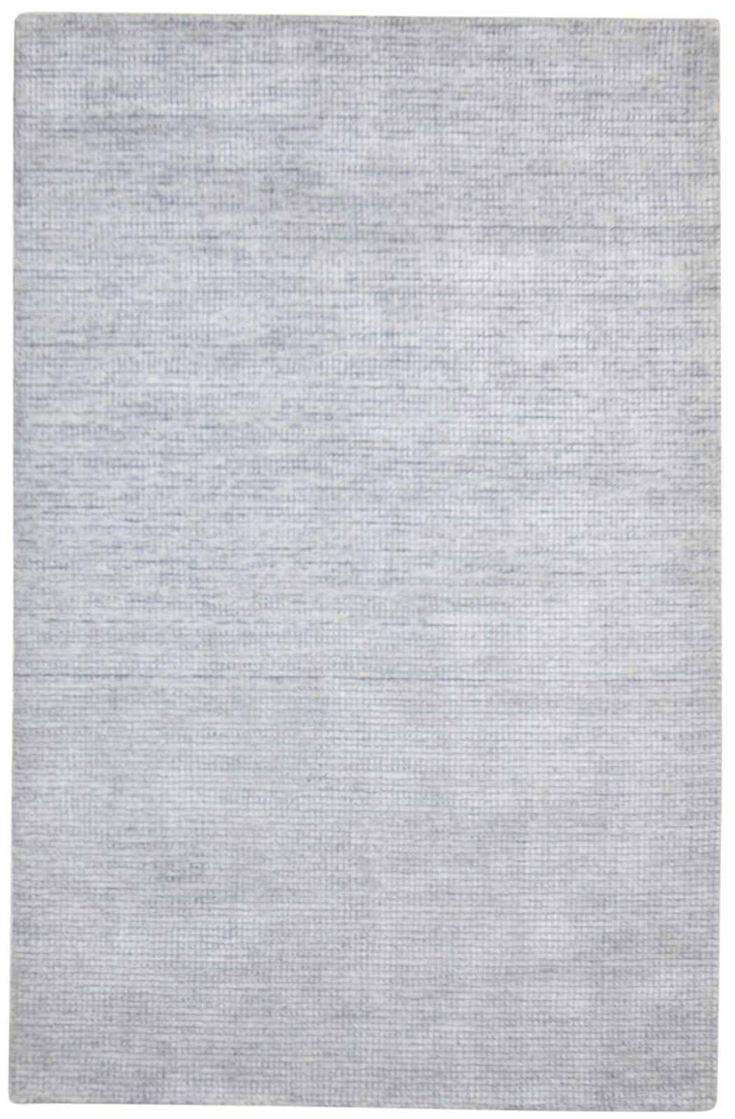 5X8 Rug Wool / Silk Grey Modern Handloom Scandinavian Solid Room Size Carpet   7864162975893
