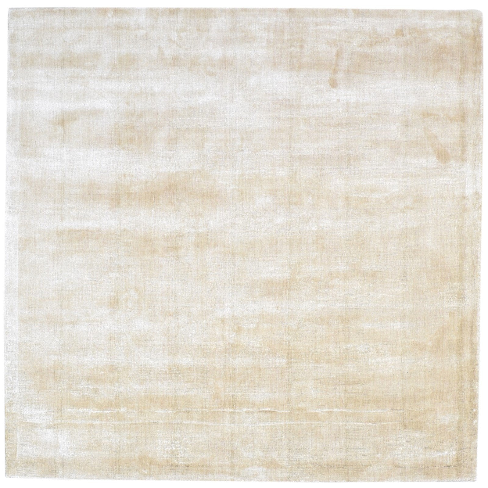 6' X 6' Rug Silk Beige Modern Handloom Scandinavian Solid Room Size Carpet   7864819875989