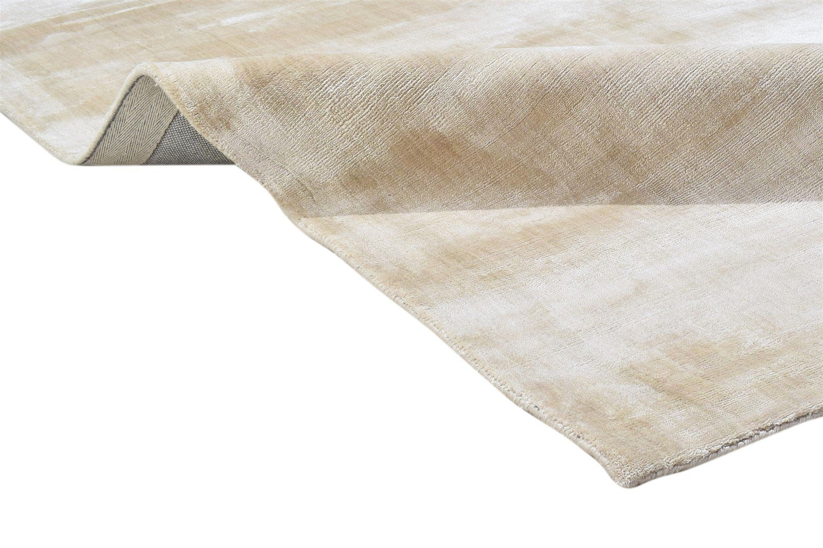 6' X 6' Rug Silk Beige Modern Handloom Scandinavian Solid Room Size Carpet   7864819875989