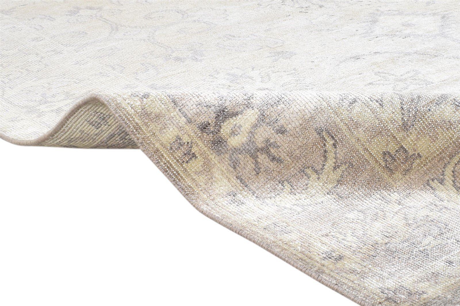 6' X 8' Rug Silk Grey Persian Hand Knotted Oushak Oriental Room Size Carpet   7864803917973