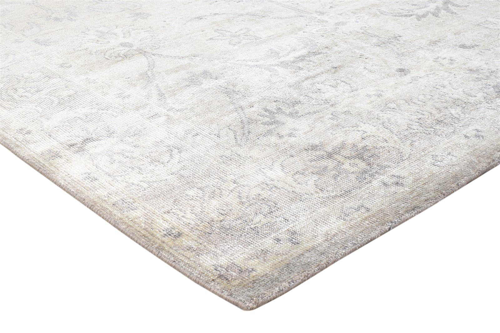 6' X 8' Rug Silk Grey Persian Hand Knotted Oushak Oriental Room Size Carpet   7864803917973