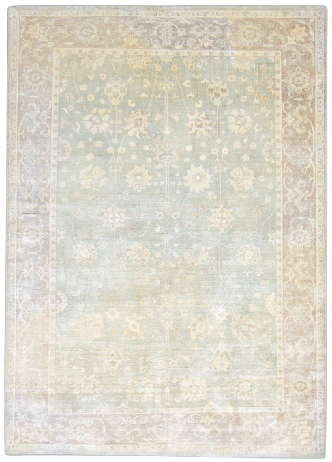 6' X 8' Rug Silk Sage Persian Hand Knotted Oushak Oriental Room Size Carpet   7864798970005
