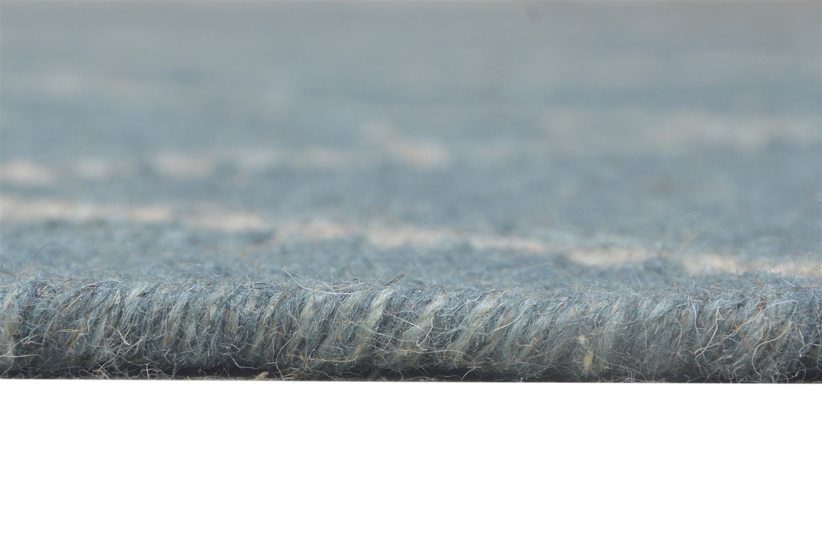 6' X 8' Rug Wool Blue Modern Dhurrie Moroccan Diamond Large Carpet   7864816271509