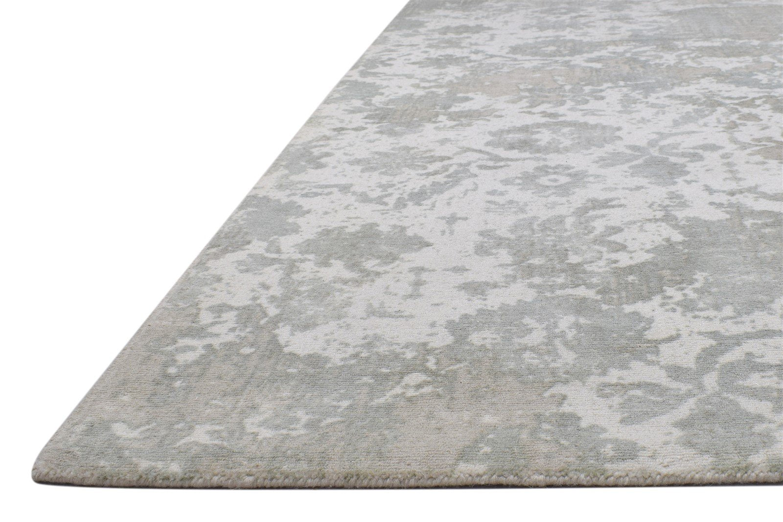 6' X 8' Rug Wool Grey Modern Handloom Oushak Abstract Room Size Carpet   7864148983957