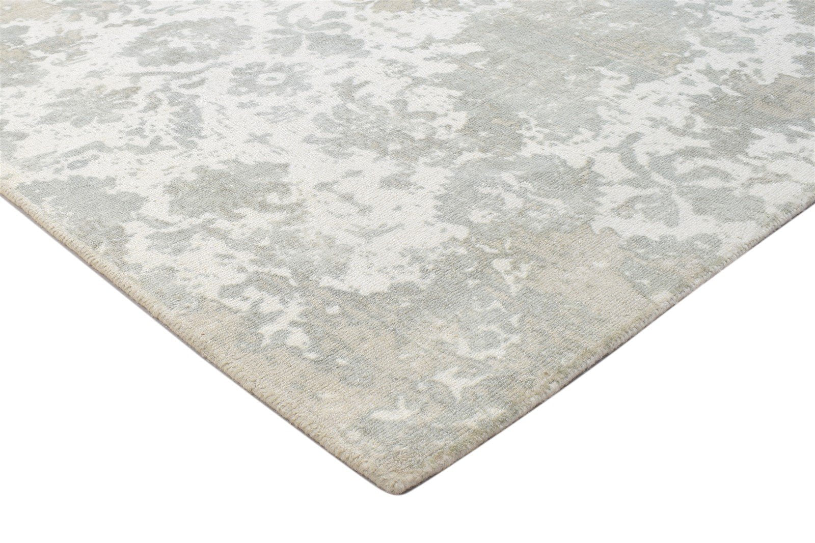 6' X 8' Rug Wool Grey Modern Handloom Oushak Abstract Room Size Carpet   7864148983957