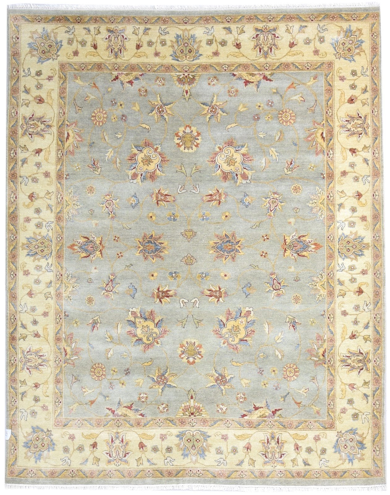 6' X 8' Rug Wool Grey Persian Hand Knotted Oushak Oriental Large Carpet   7864603017365