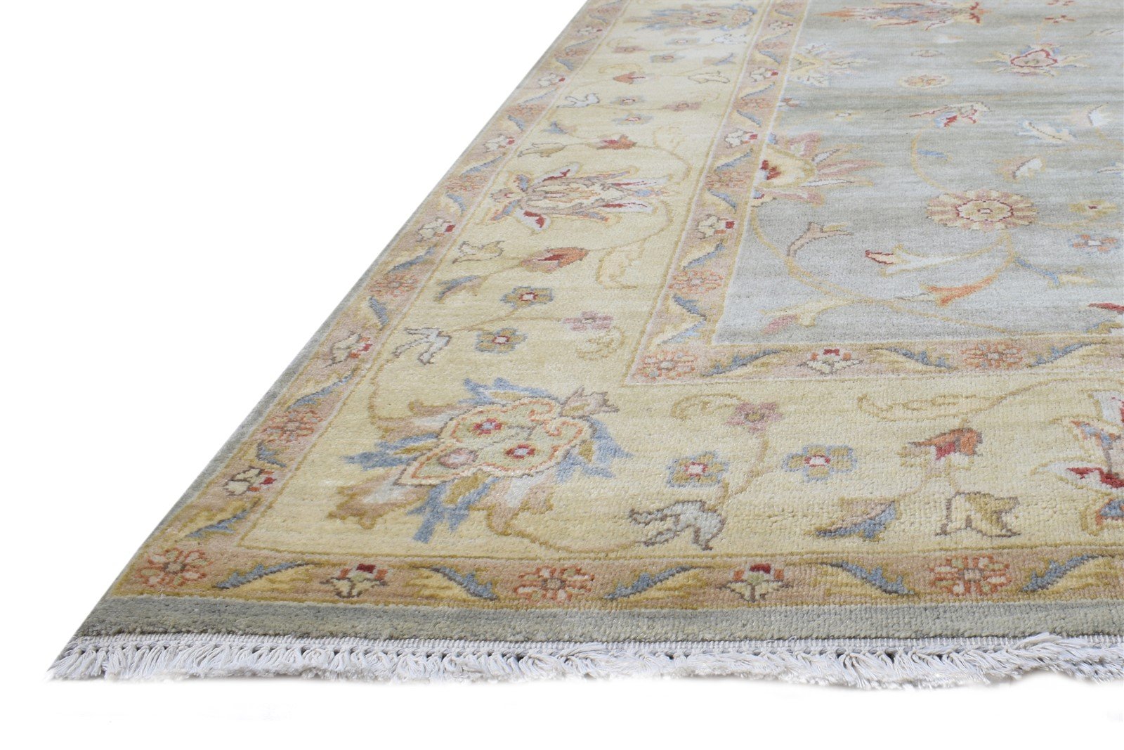 6' X 8' Rug Wool Grey Persian Hand Knotted Oushak Oriental Large Carpet   7864603017365