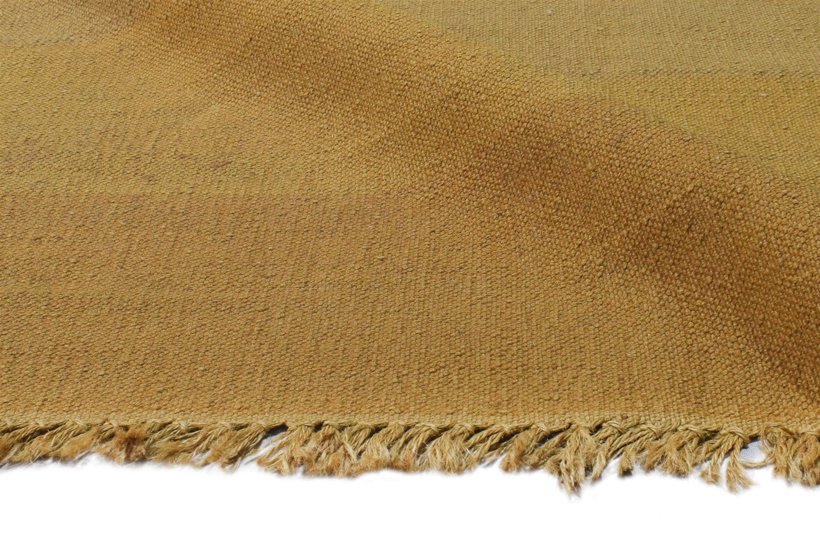 6' X 9' Rug Jute Brown Modern Dhurrie Scandinavian Striped Large Carpet   7865077334165