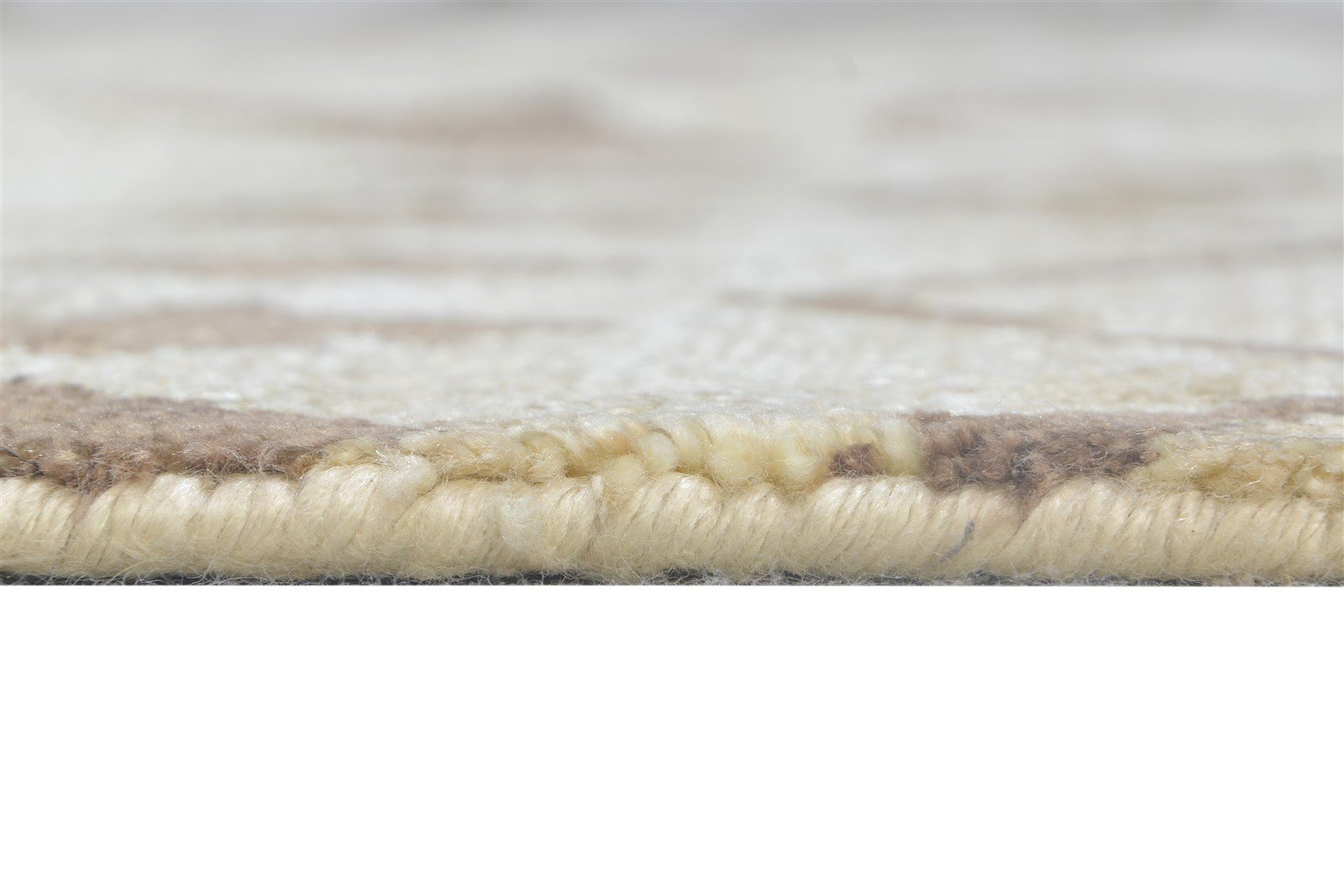 6' X 9' Rug Silk Cream Modern Hand Knotted Moroccan Geometric Room Size Carpet   7865070878869