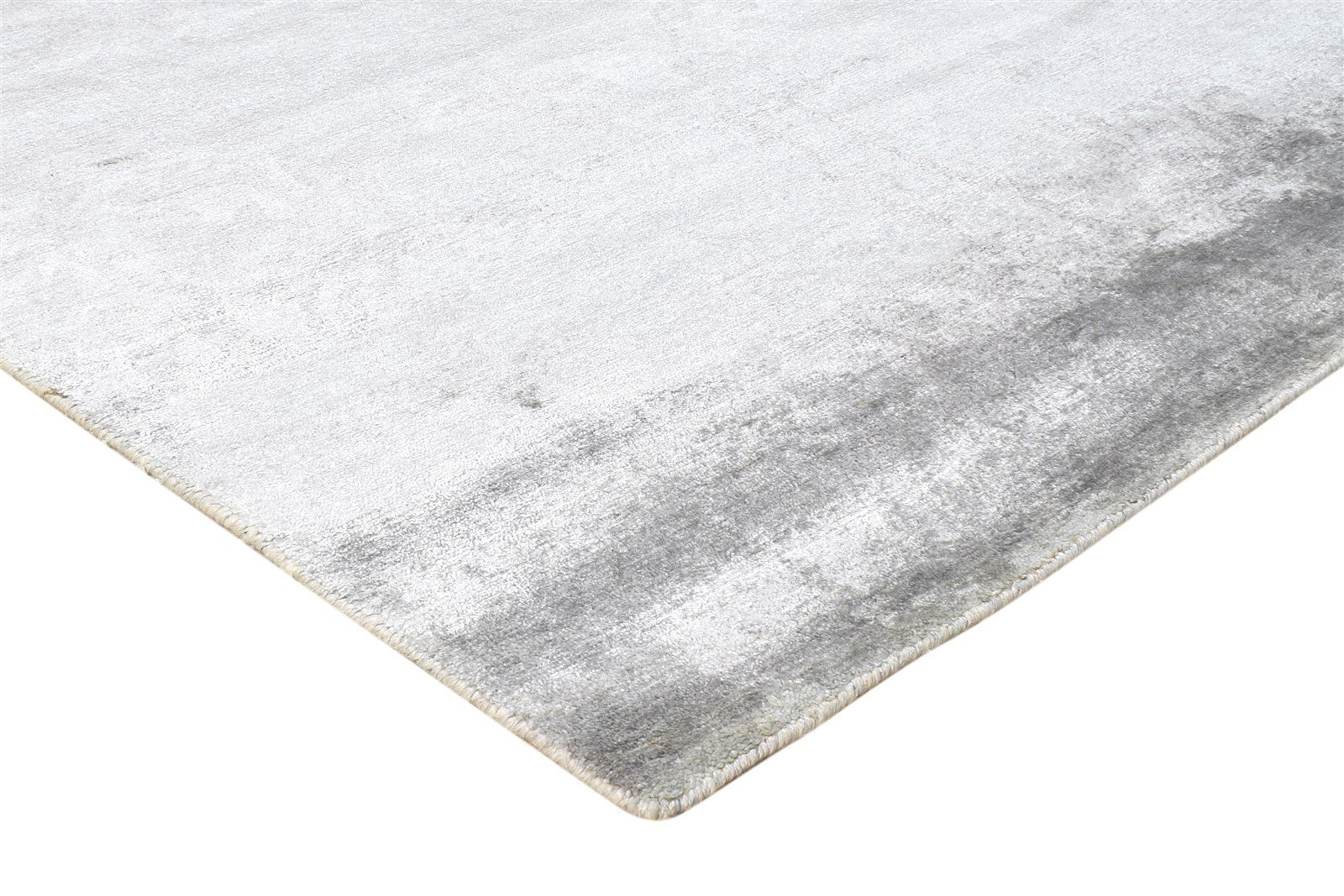 6' X 9' Rug Silk Grey Modern Hand Knotted American Abstract Room Size Carpet   7865070551189