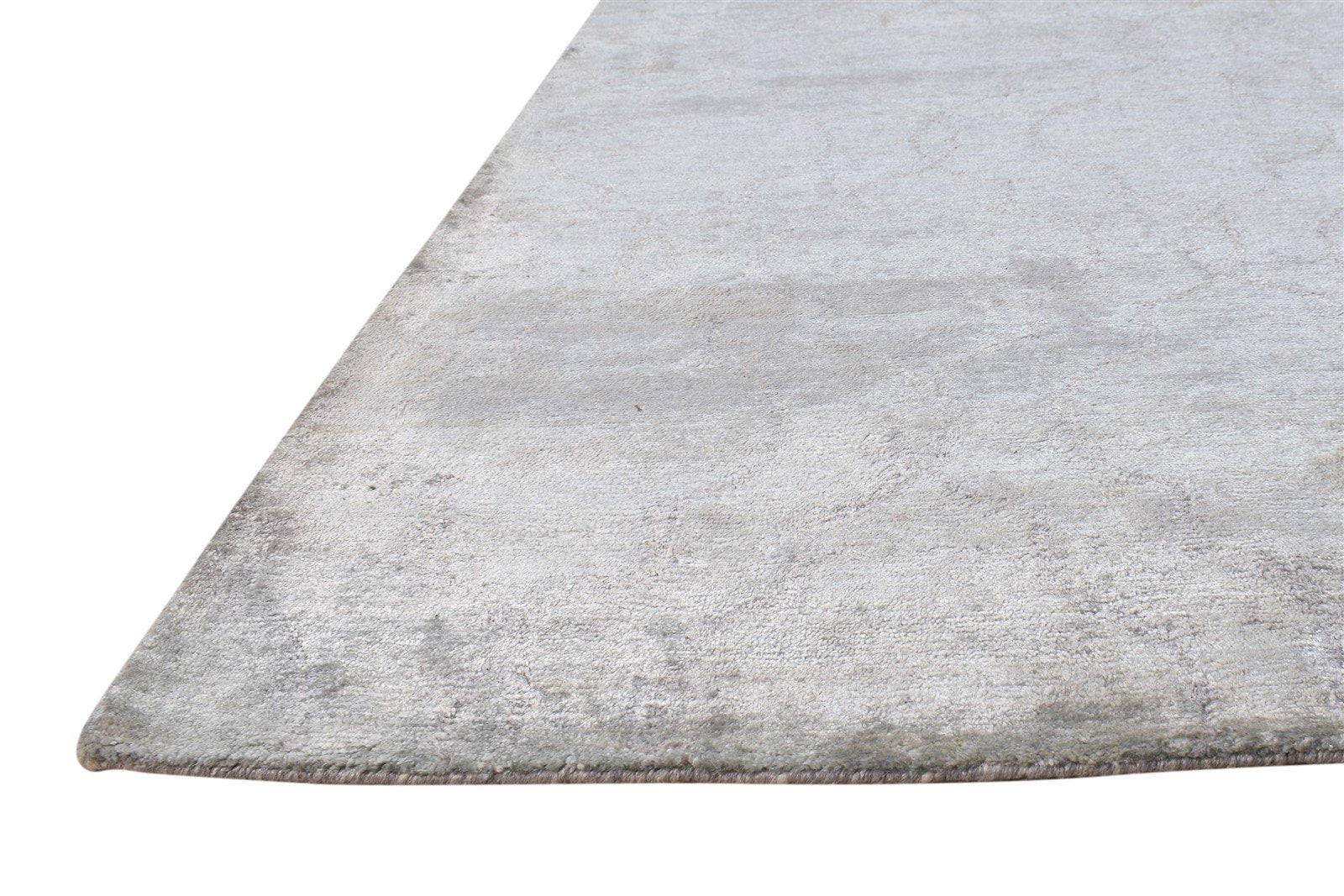 6' X 9' Rug Silk Grey Modern Hand Knotted American Abstract Room Size Carpet   7865069142165