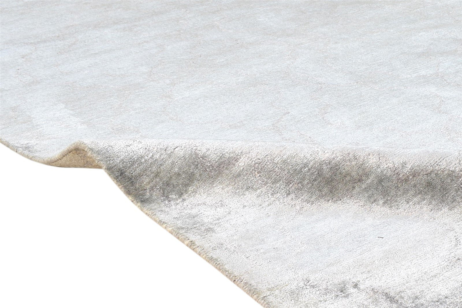 6' X 9' Rug Silk Grey Modern Hand Knotted American Abstract Room Size Carpet   7865069142165